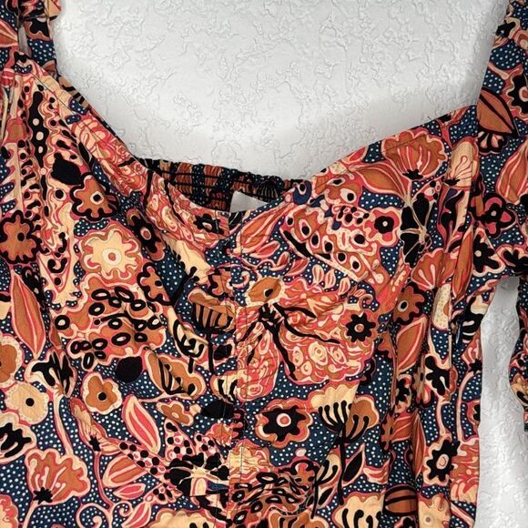 NWT ALC Chandler Sweetheart Top Navy/ Chestnut Size 10 - Picture 4 of 15